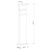 Baliza bolardo exterior led RUKA 100 - Imagen 3