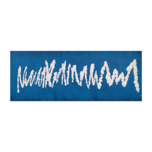 Cuadro Abstracto GARABATO BLANCO Carlos Altisent 50×150 cm