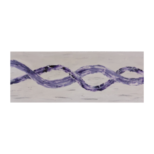 Cuadro abstracto ADN AZUL Carlos Altisent 40×120 cm