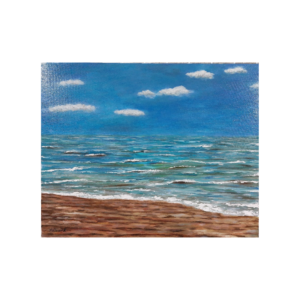 Cuadro PLAYA mediterráneo Carlos Altisent 40x50 cm
