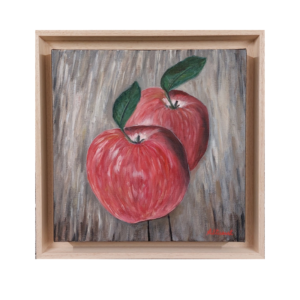 Cuadro MANZANAS Carlos Altisent 34×34 Cm