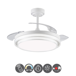 Ventilador LANDER 106cm blanco