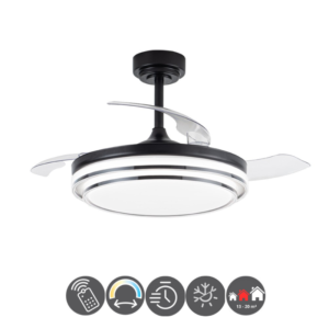 Ventilador LANDER 106cm negro