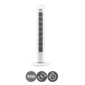 Ventilador de torre Tero 50W blanco