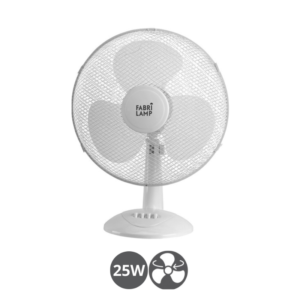 Ventilador de sobremesa Cape 25W blanco