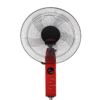 Ventilador de pie orientable Circus 45W con pantalla digital y mando a distancia rojo negro - Imagen 3