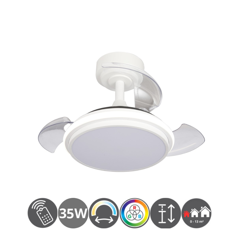 Ventilador TALA MINI XS blanco