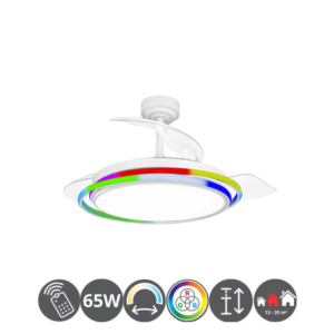 Ventilador COSMIC RGB blanco