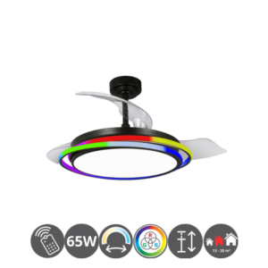 Ventilador COSMIC RGB negro