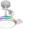 Ventilador COSMIC MINI XS RGB plata - Imagen 2
