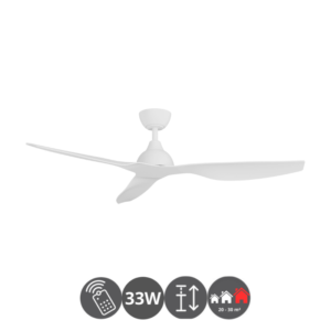 Ventilador IVY 132cm blanco  (+ de 20m²)