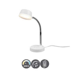 Lámpara flexo led KIKO blanco