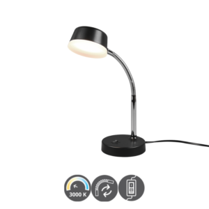 Lámpara flexo led KIKO negro