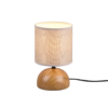 Lámpara sobremesa LUCI E14 beige madera - Imagen 3
