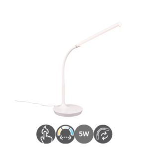 Lámpara flexo led TORO blanco