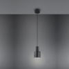 Lámpara colgante AGUDO E27 metal negro - Imagen 4