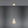 Lámpara colgante AGUDO E27 metal beige - Imagen 5