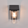 Aplique exterior ARDILA E27 con sensor de luz negro - Imagen 5