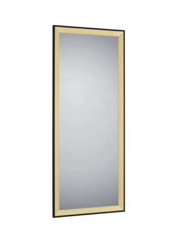Espejo de pared BIANKA 70x170cm oro y negro