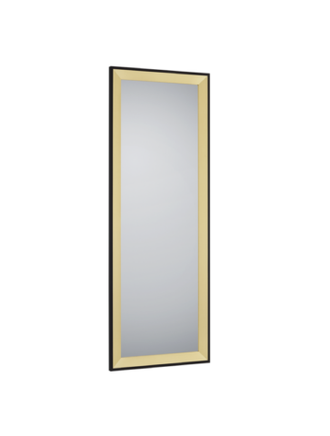 Espejo de pared BIANKA 50x150cm oro y negro