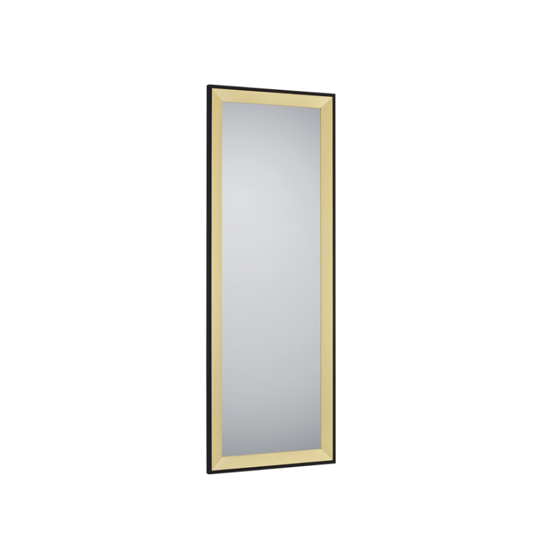 Espejo de pared BIANKA 50x150cm oro y negro