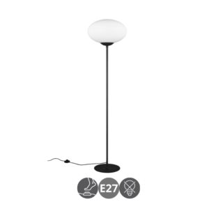 Lámpara de pie FOMENTO E27 negro
