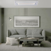 Lámpara plafón led rectangular CRYN 64 watt 90 cm - Imagen 2