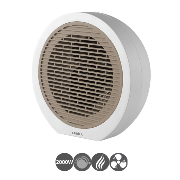 Termo-ventilador BRINDISI 2000 watts blanco beige