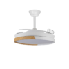 Ventilador retráctil BRISA 45w blanco madera - Imagen 2