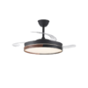 Ventilador retráctil BRISA 45w negro madera - Imagen 3