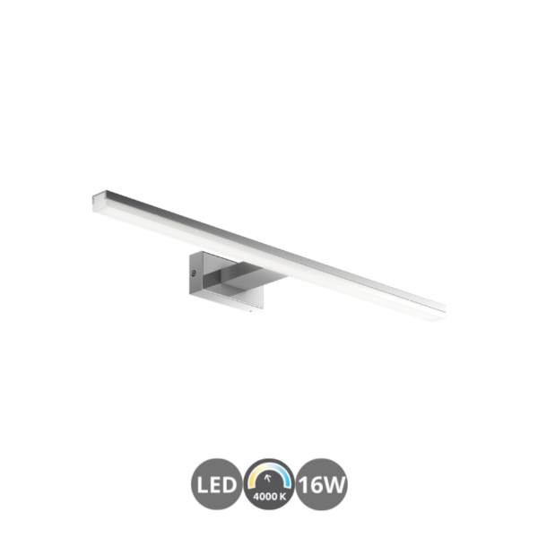 Aplique de baño led TIWALL 4000k 60cm cromo