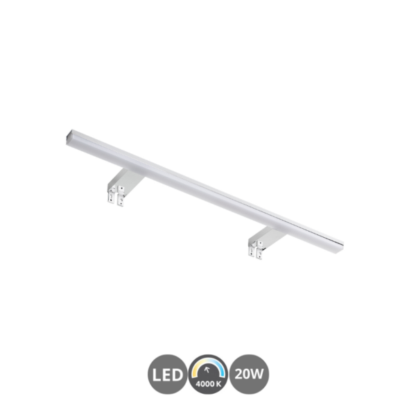 Aplique de baño led TIWALL KIT 4000k 75cm cromo