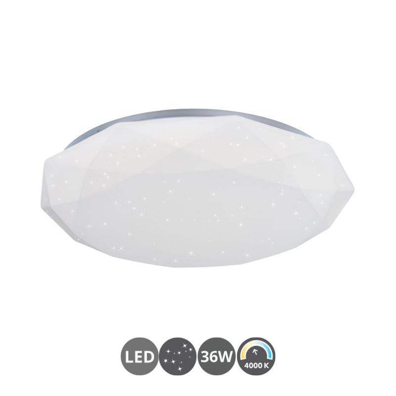 Plafón LEO Estrellitas led 36 watt 35cm