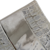 Centro rectangular cerámica plata - Imagen 4