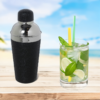 Coctelera 550ml acero inox negro - Imagen 3