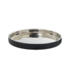 Bandeja redonda acero inoxidable y negro 37cm ⌀ - Imagen 6