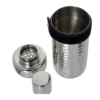 Coctelera 550ml acero inox martillado - Imagen 3