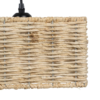 Lámpara colgante 3x E27 fibra natural - Imagen 2