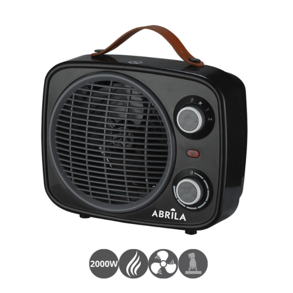 Termo-ventilador HOGUERA 2000 watts negro