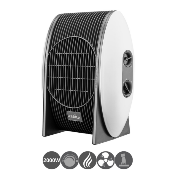 Termo-ventilador DESIERTO 2000 watts blanco negro