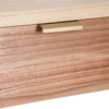 Consola auxiliar MADERA natural ratán 80cm - Imagen 4