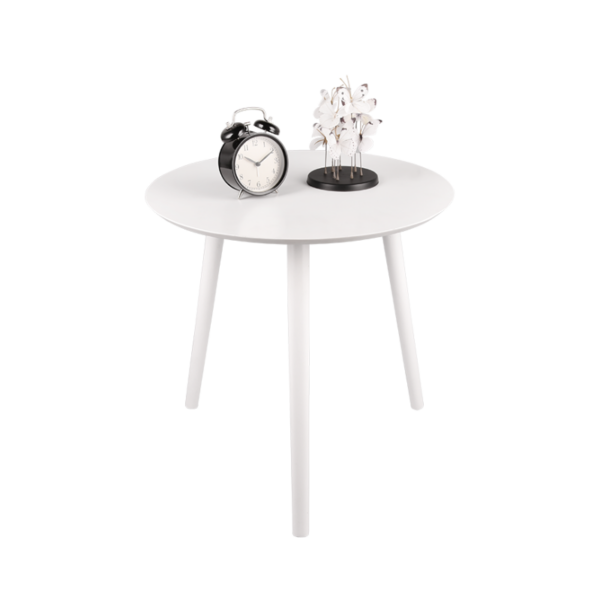 Mesa auxiliar VILMA 50cm blanco