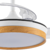 Ventilador retráctil PANAM 46w blanco madera - Imagen 3