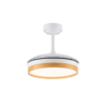 Ventilador retráctil PANAM 46w blanco madera - Imagen 5