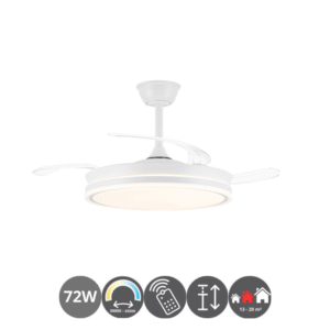 Ventilador retráctil VENT 72w  blanco