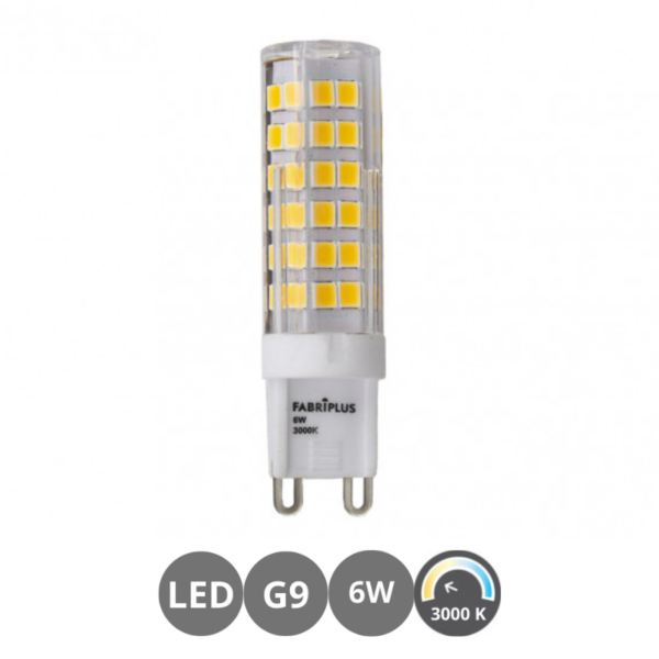 Bombilla led G9 6w 3000k 600lm