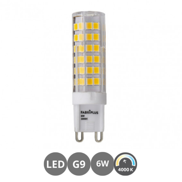 Bombilla led G9 6w 6000k 600lm