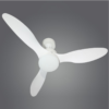 Ventilador de techo VALCANO blanco - Imagen 4