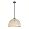 Lámpara techo RATTAN E27 negro natural - Imagen 3