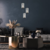 Colgante VENESS 3x E27 cristal tintado - Imagen 5